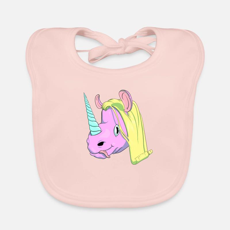 Echtes Einhorn Baby Bio-Lätzchen