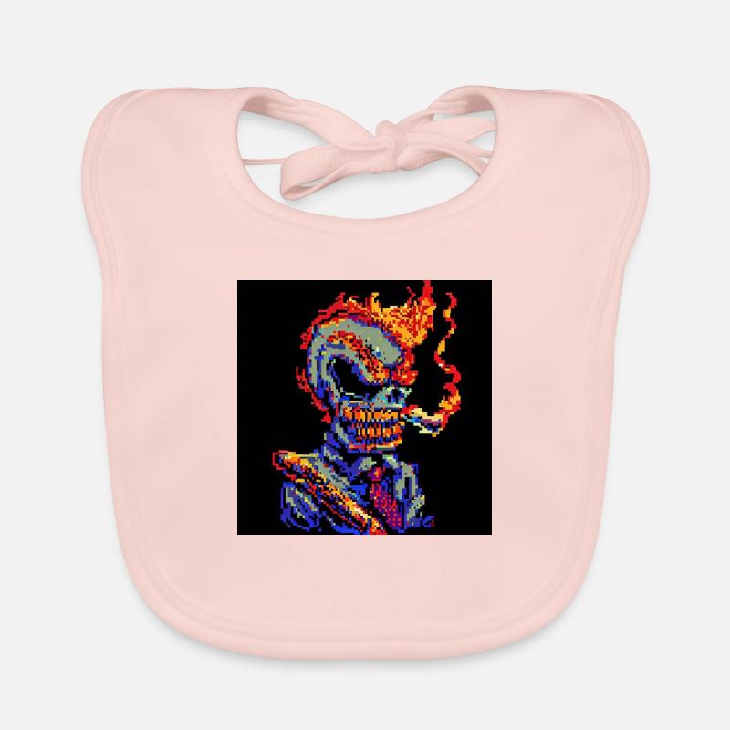 Mauvais cul [pixel art] Bavoir bio Bébé