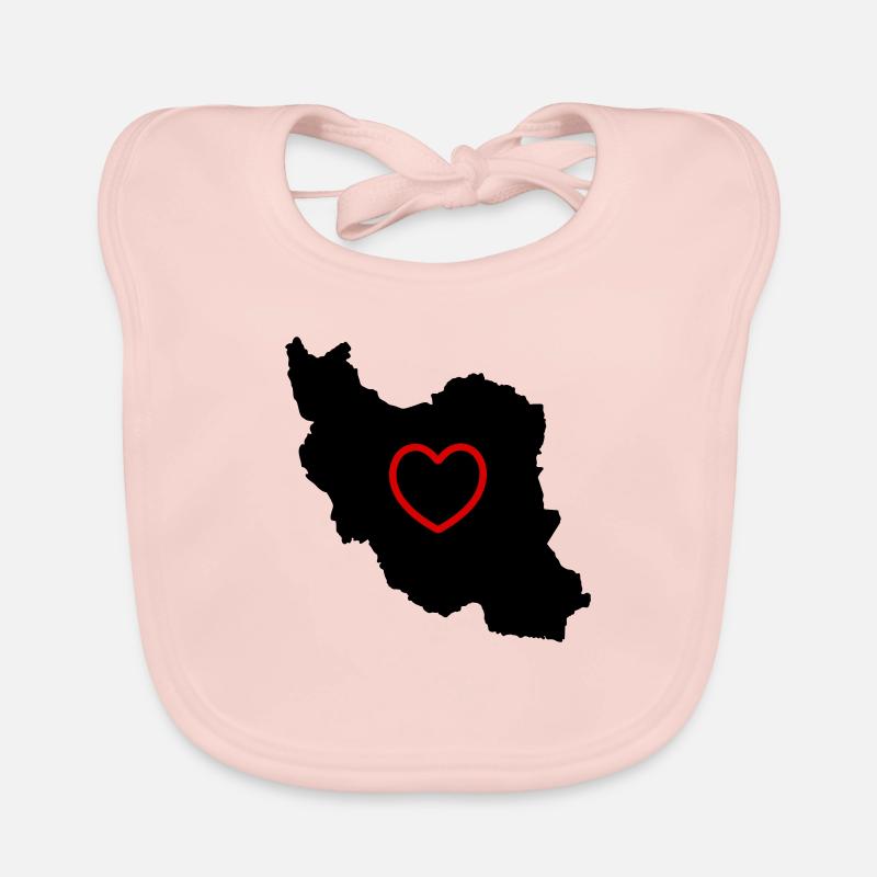 Amour de l’Iran Bavoir bio Bébé