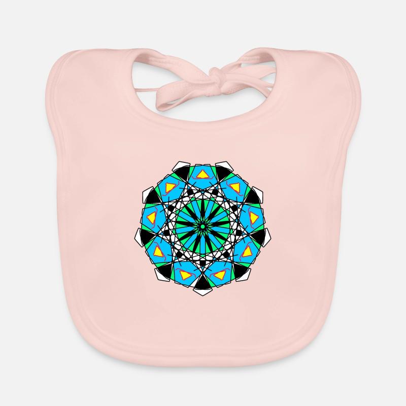 Pattern - Organic Baby Bibs - rose