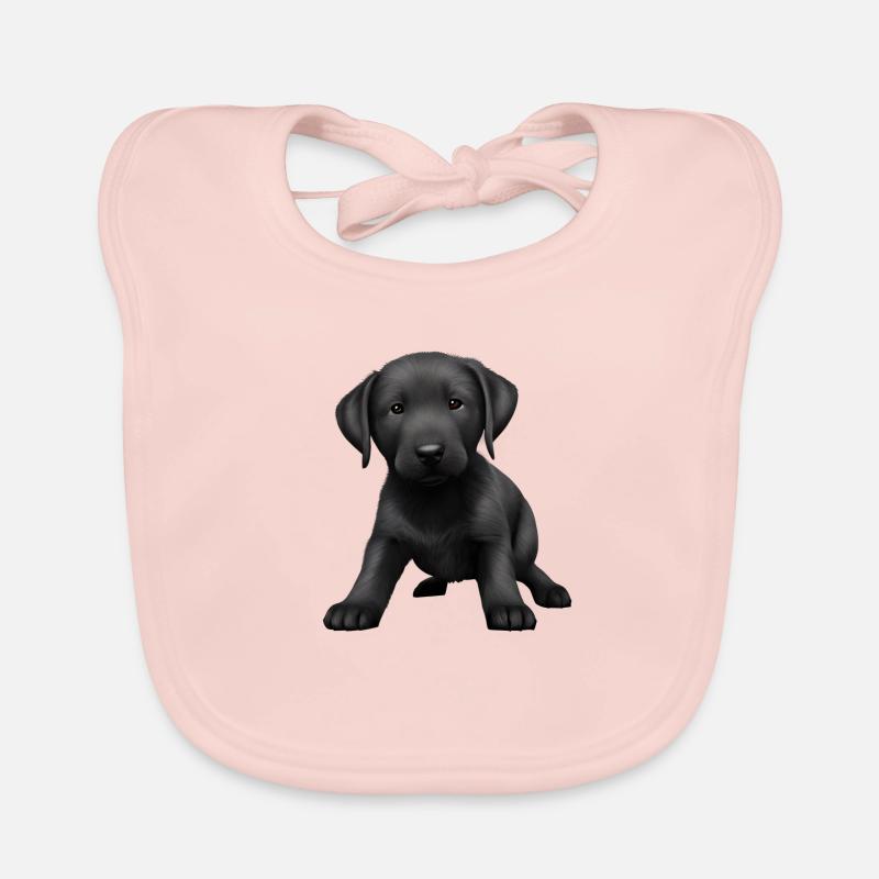 Labrador propriétaire chiot Labrador Retriever Bavoir bio Bébé