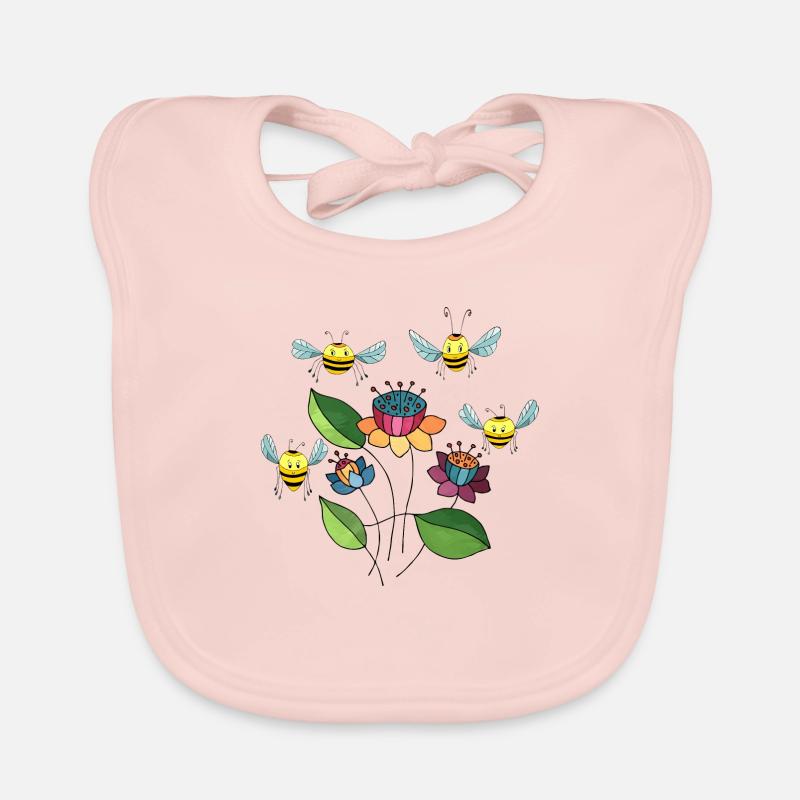 Abeilles Bavoir bio Bébé