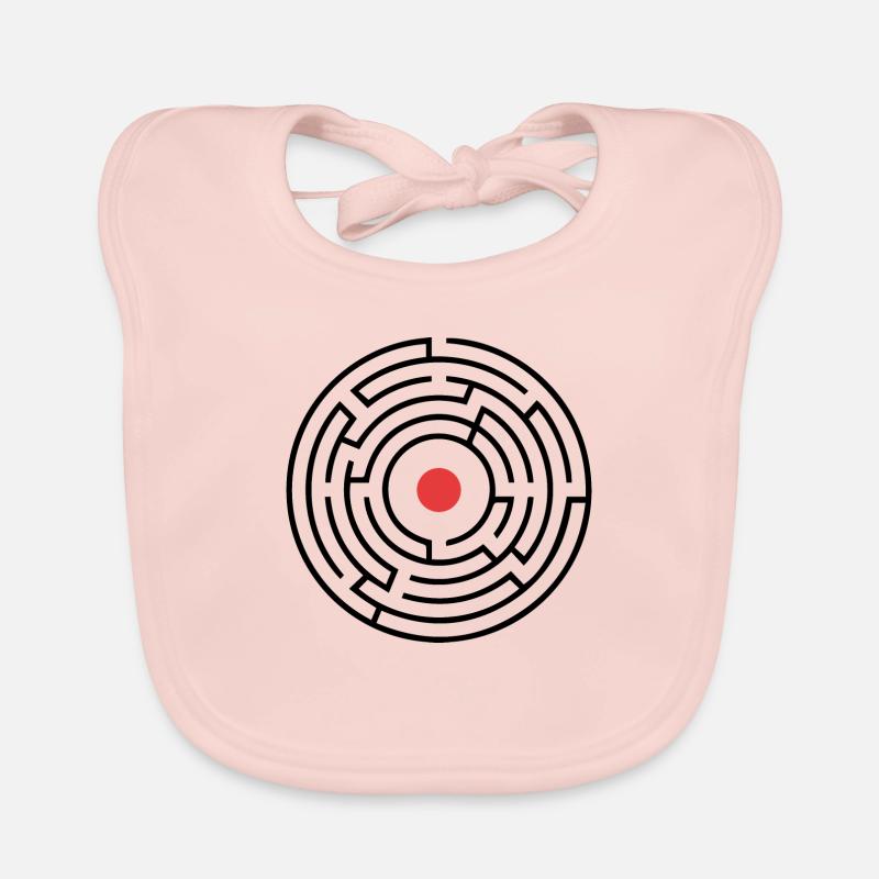 labyrinth Baby Bio-Lätzchen