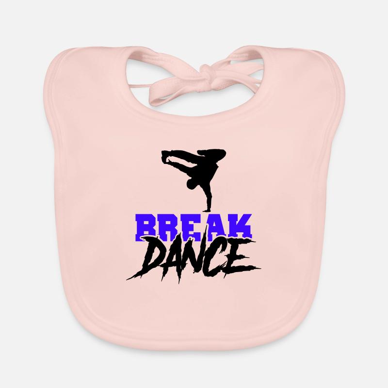 Break Dance Bavoir bio Bébé