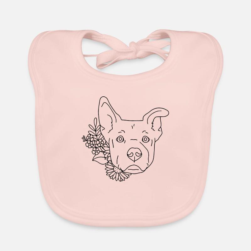 dog Organic Baby Bibs