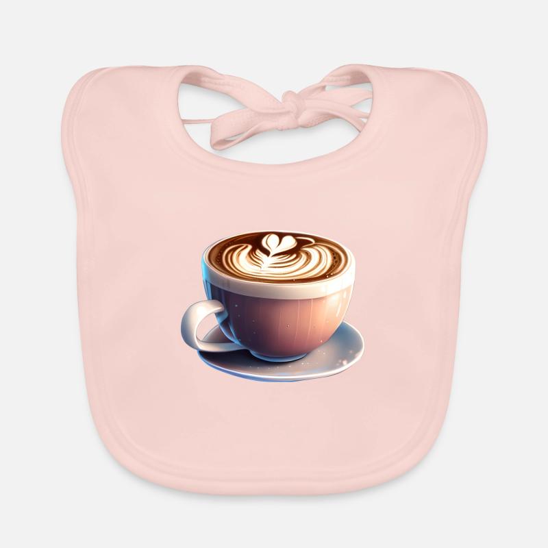 Coffee Coffee Cup Caffeine Gift Coffee Bean Organic Baby Bibs