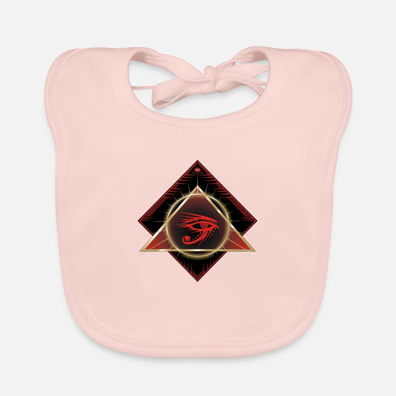 Horus Eye Égypte Bavoir bio Bébé