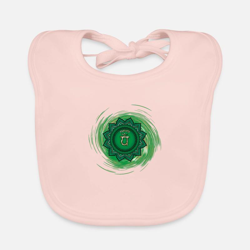 Anahata Viertes Chakra Baby Bio-Lätzchen