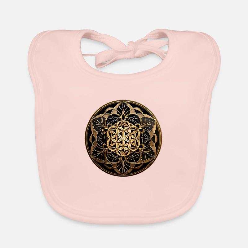 Fleur de vie Bavoir bio Bébé
