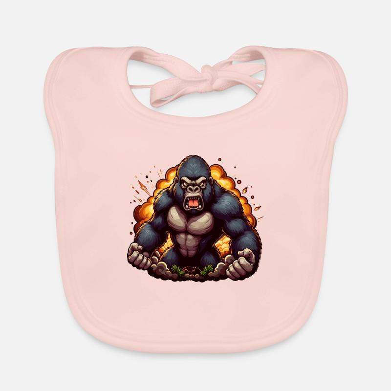 Gorille Bavoir bio Bébé