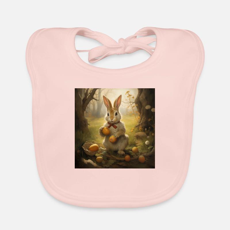 Easter Bunny Organic Baby Bibs
