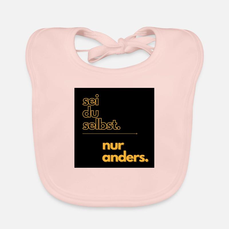 Sei du selbst - nur anders! Baby Bio-Lätzchen