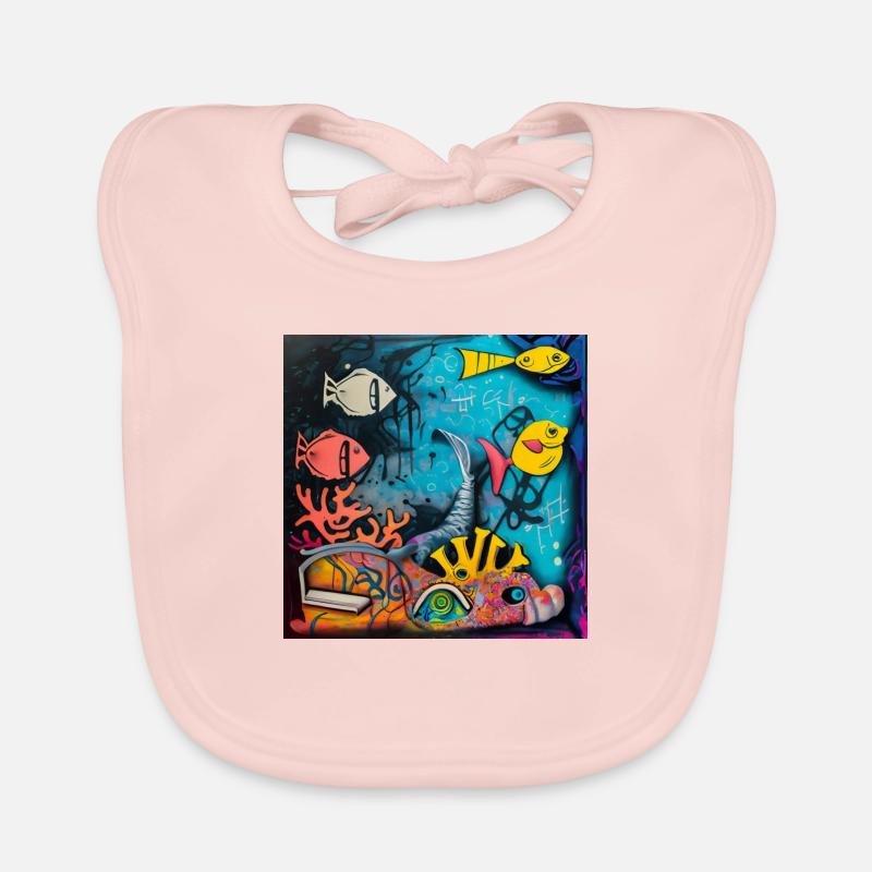 Fish Organic Baby Bibs