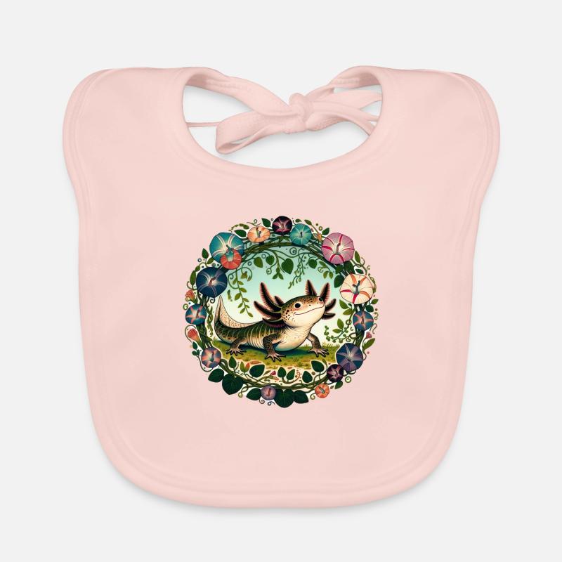 Axolotl Bavoir bio Bébé