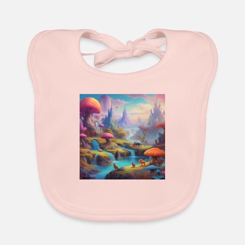Fantasie Bio-slabbetje voor baby's