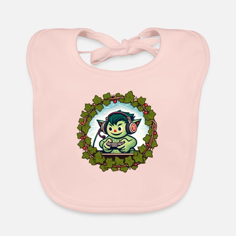 Video Game Goblin Organic Baby Bibs