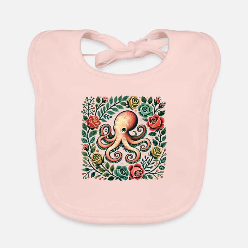 Pieuvre Bavoir bio Bébé