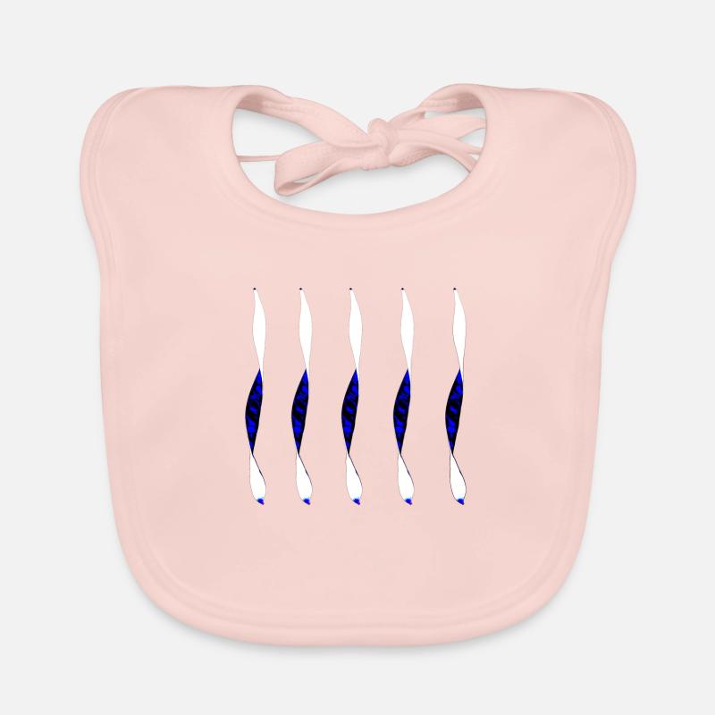 Design torsadé Bavoir bio Bébé