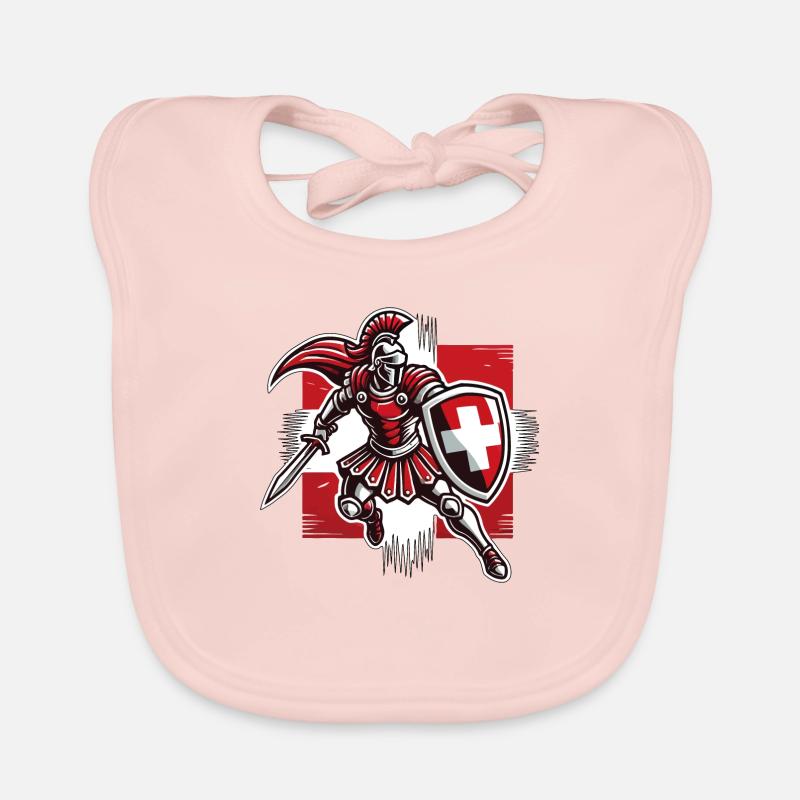 Gladiator Switzerland 6 Organic Baby Bibs