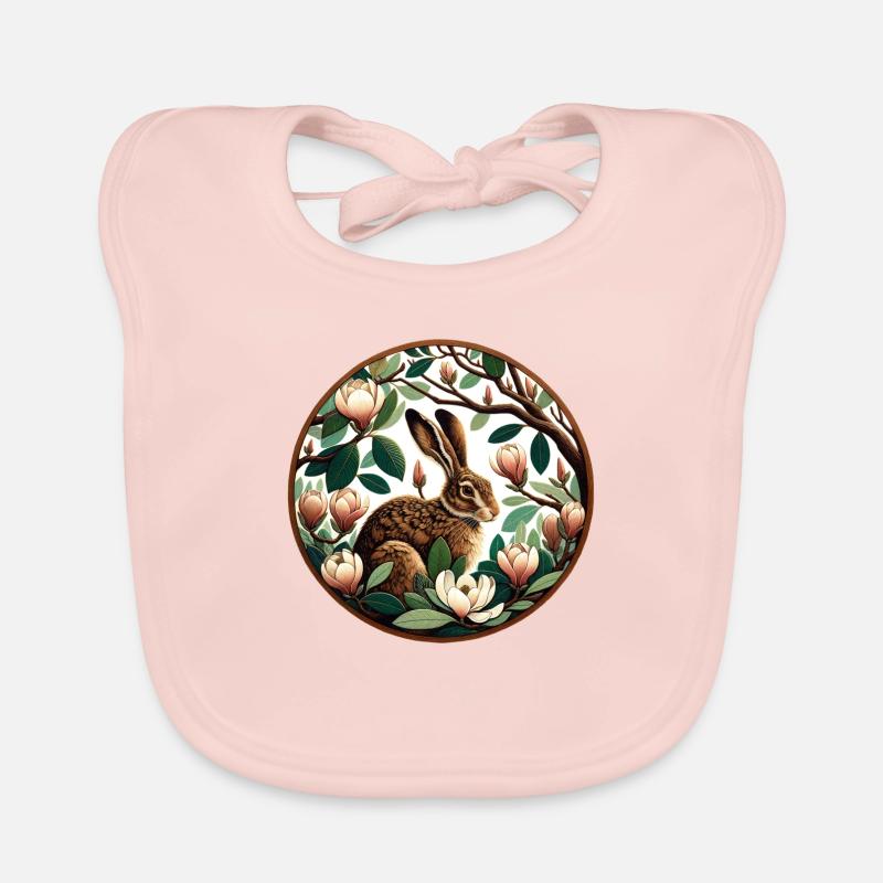 Spring Bunny Organic Baby Bibs