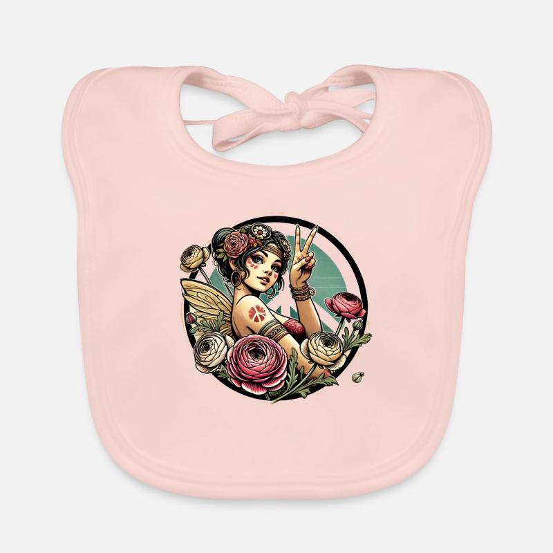 Fée hippie Bavoir bio Bébé