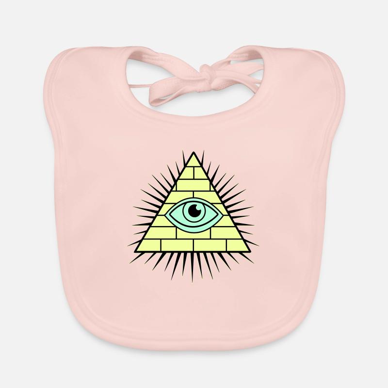 Illuminati Pyramide Baby Bio-Lätzchen