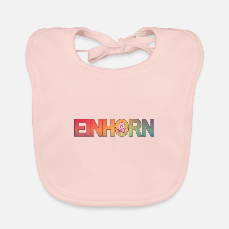 Regenbogen-Einhorn-Magie Baby Bio-Lätzchen