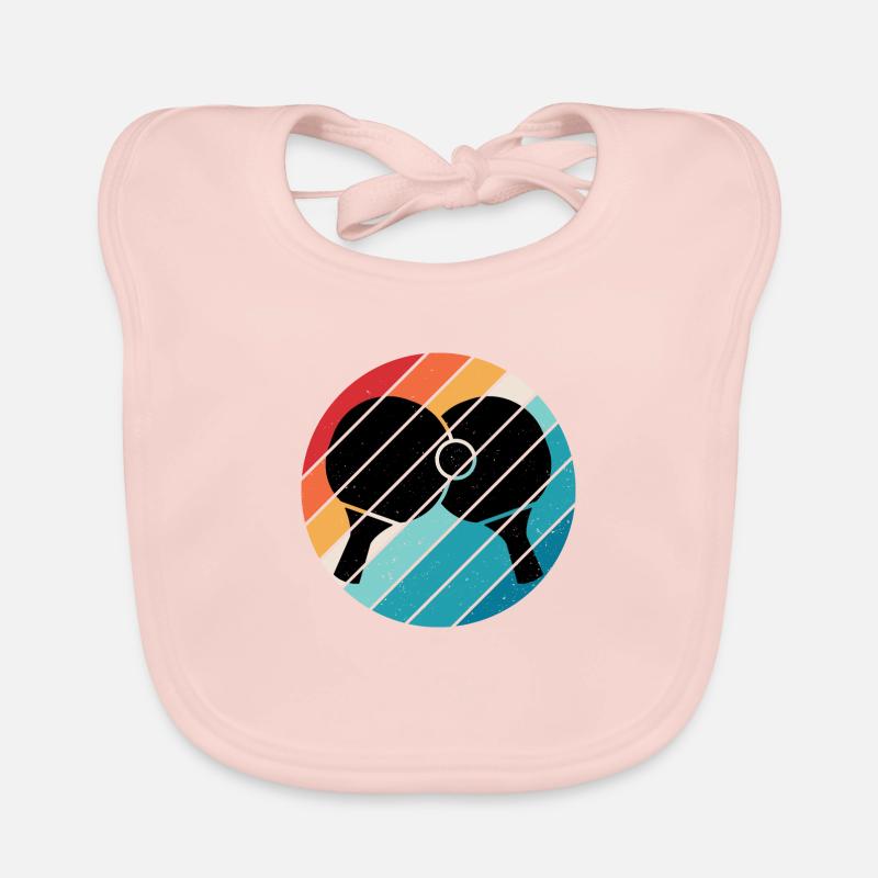 ping pong idée cadeau table de tennis Bavoir bio Bébé