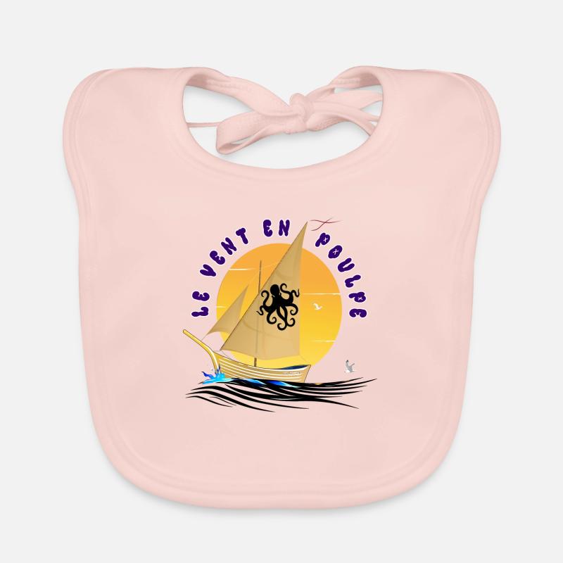 Boot Der Wind im Oktopus Einzigartiges Oktopus-Design Baby Bio-Lätzchen