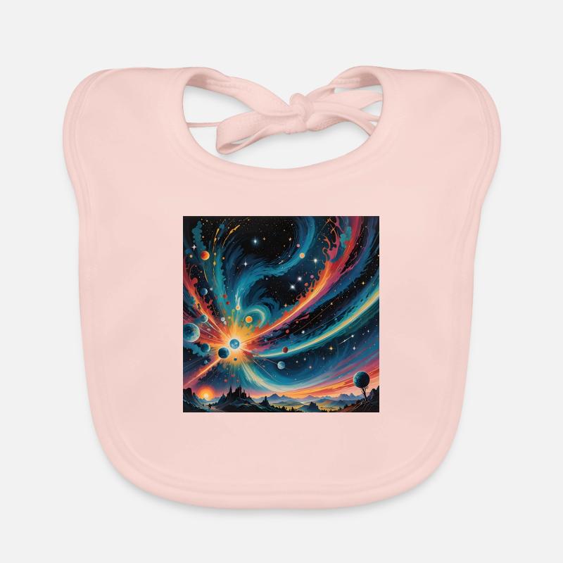 a little bit in space Baby Bio-Lätzchen