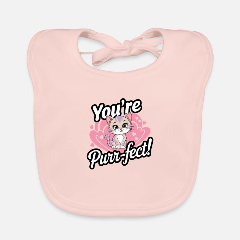 Vous ronronnez ! Bavoir bio Bébé