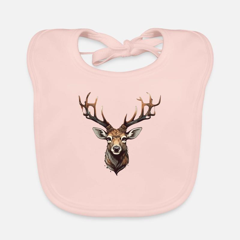 Roe deer Organic Baby Bibs