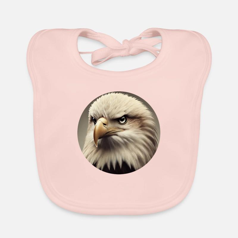 Bald eagle Organic Baby Bibs