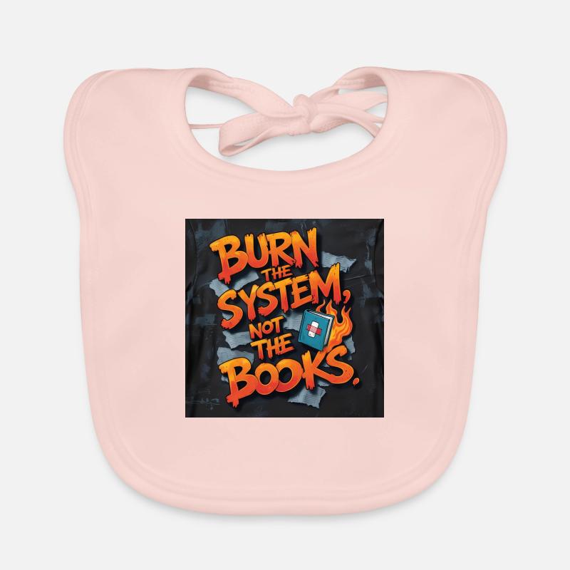 Feuriger Graffiti-Protest Baby Bio-Lätzchen