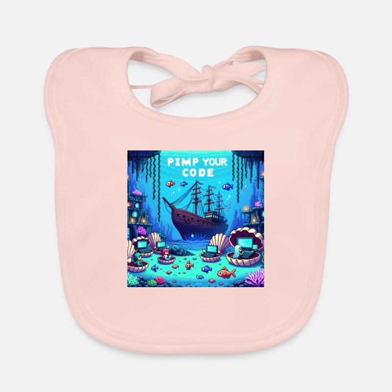 PimpYourCode sous-marin Bavoir bio Bébé