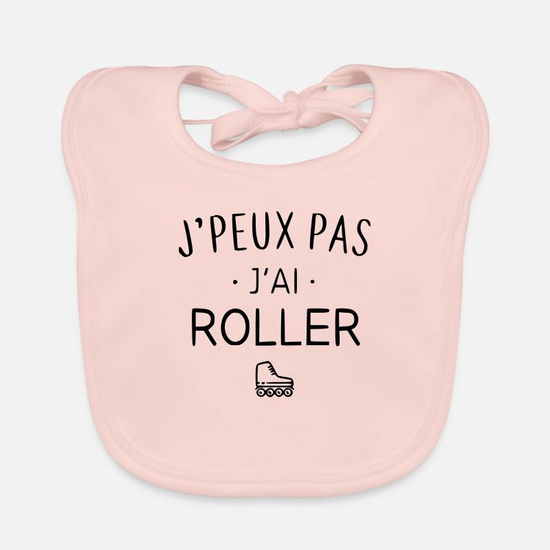 j'peux pas j'ai roller Bavoir bio Bébé
