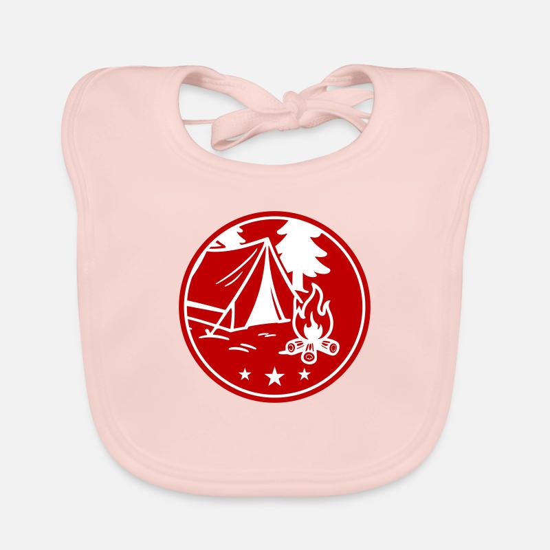 Tent Campfire Organic Baby Bibs