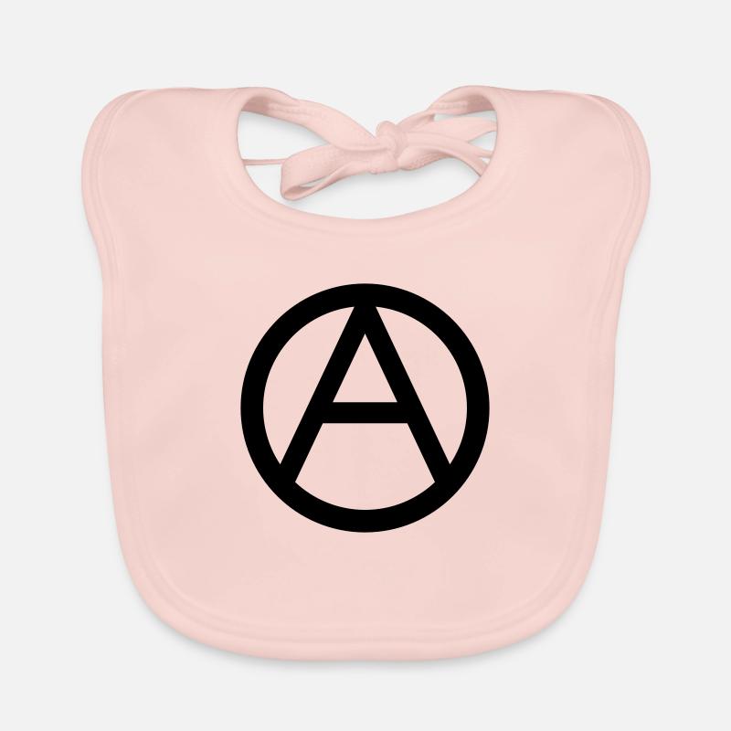 Anarchy symbol Organic Baby Bibs