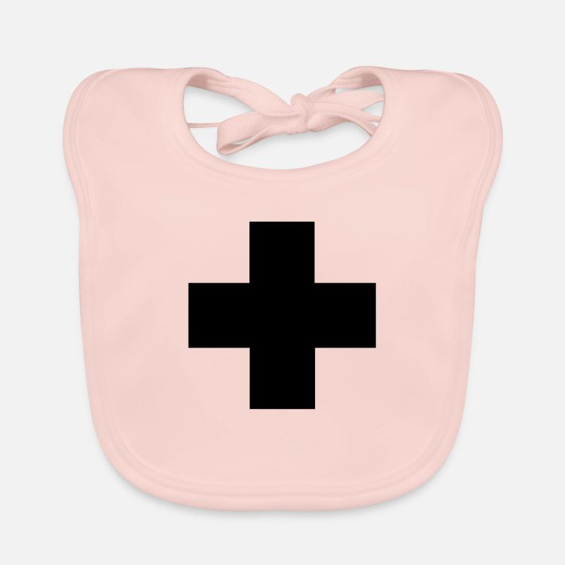 First Aid Cross Organic Baby Bibs