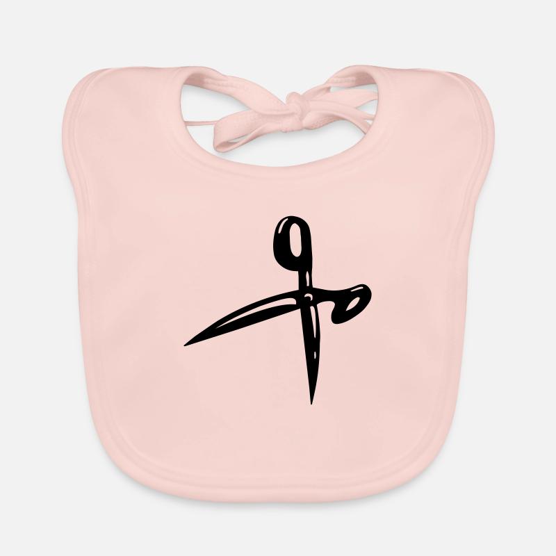 Scissors Organic Baby Bibs