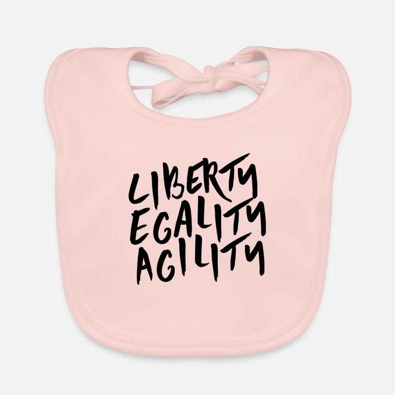 Liberty Egality Agility - Tote Bag Bavoir bio Bébé