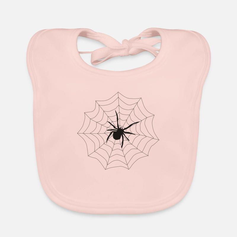 Spinne Netz Baby Bio-Lätzchen