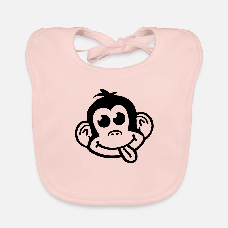 affe_crazy_smiley_a1 Bavoir bio Bébé