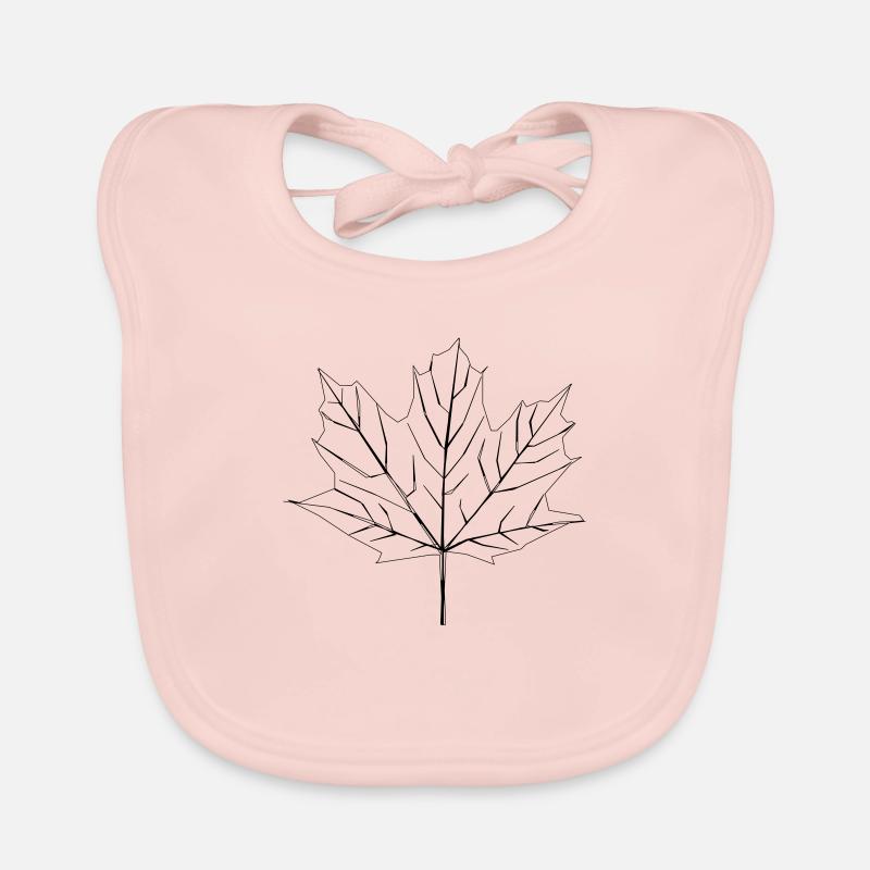 maple leaf Organic Baby Bibs