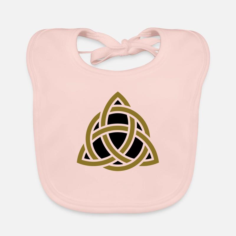 Celtic Knot, Triquetra, Patricks Day, Trinity Organic Baby Bibs