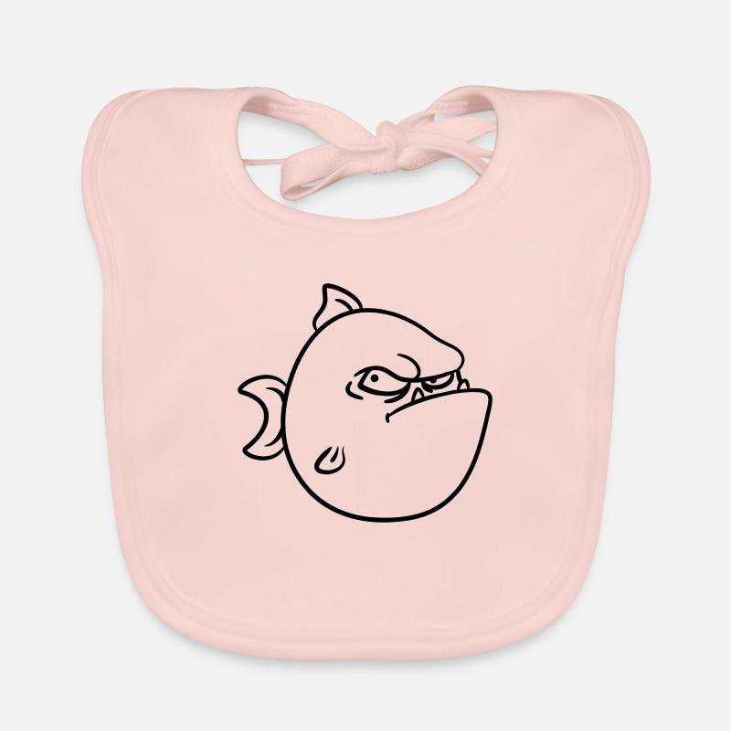 Poisson sombre mal Bavoir bio Bébé