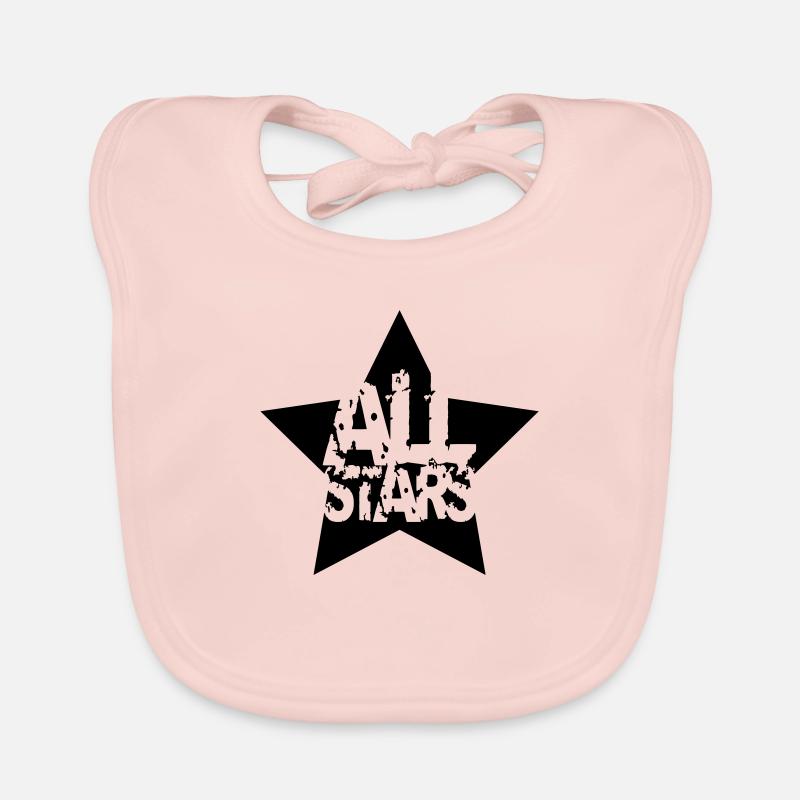 Empreinte de cachet étoile Allstars Bavoir bio Bébé