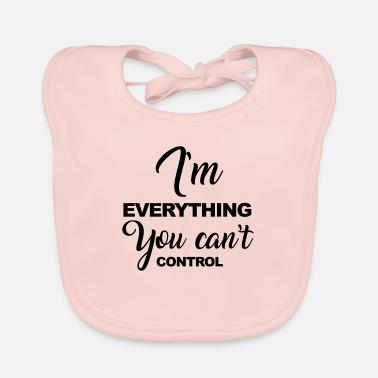 Can't Control Bavaglino ecologico per neonato