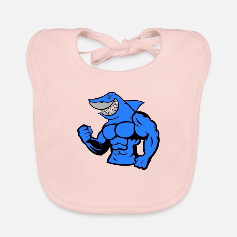 Strong Shark Baby Bio-Lätzchen