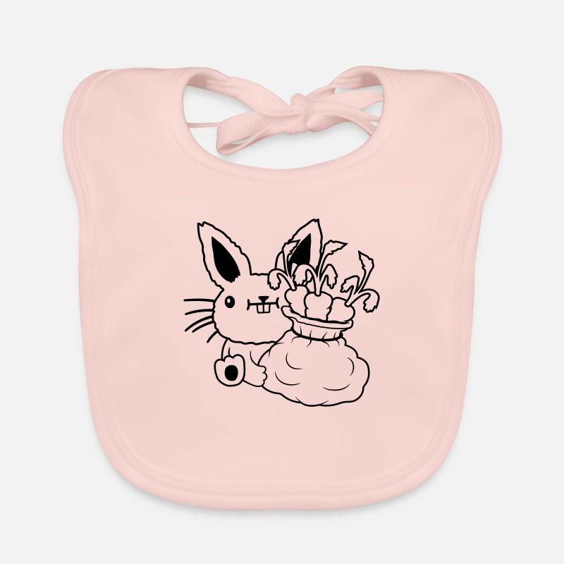 Carrots Vegetable Sack Easter Organic Baby Bibs